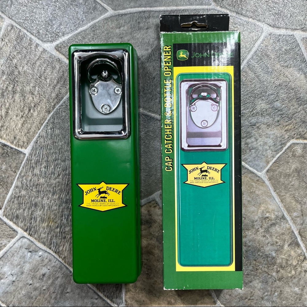 John Deere Cap Catcher & Bottle Opener